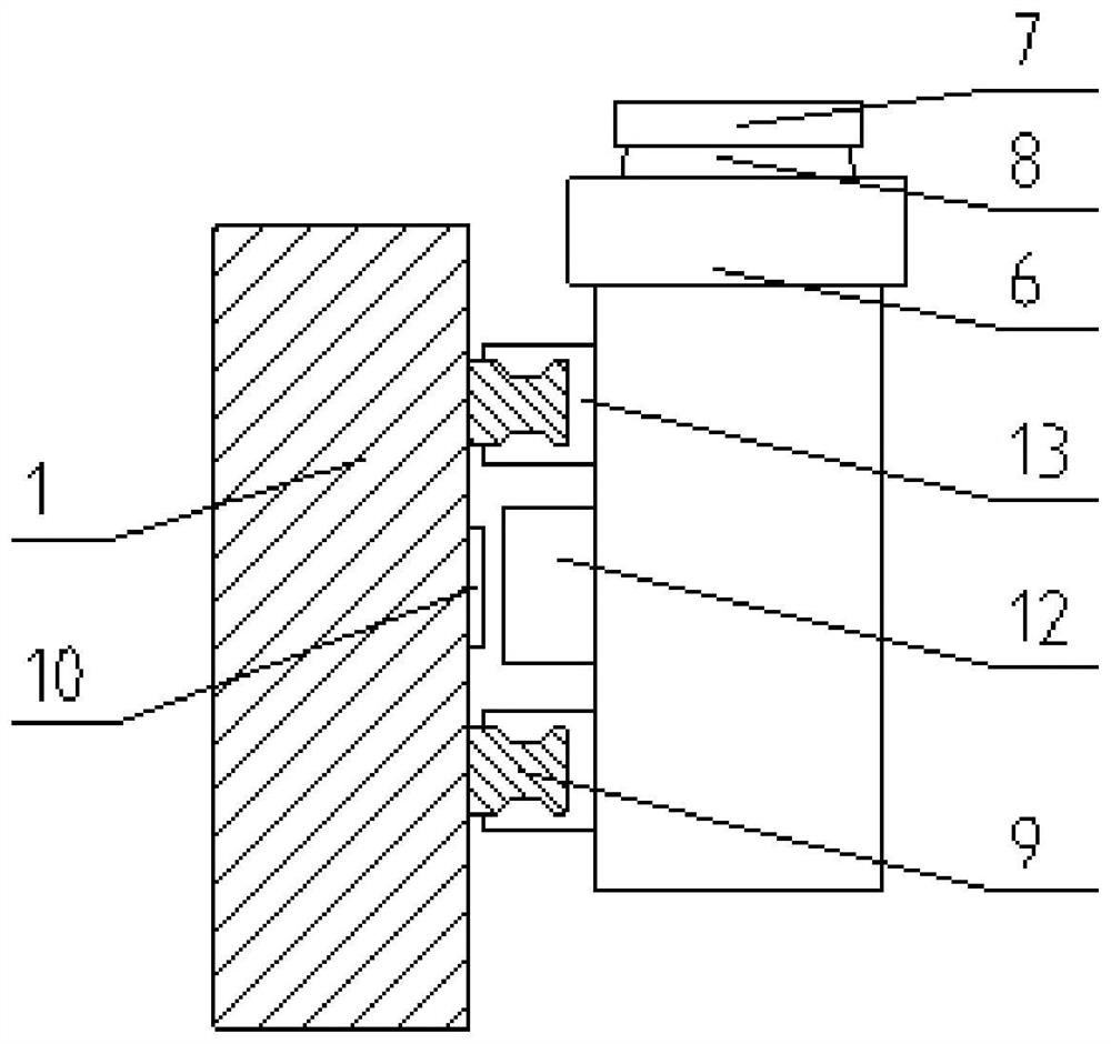 Lithography machine energy detection device and detection method