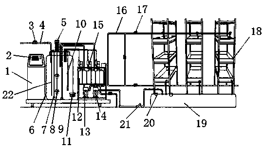 Device and method for automatic tobacco three-dimensional floating seedling raising