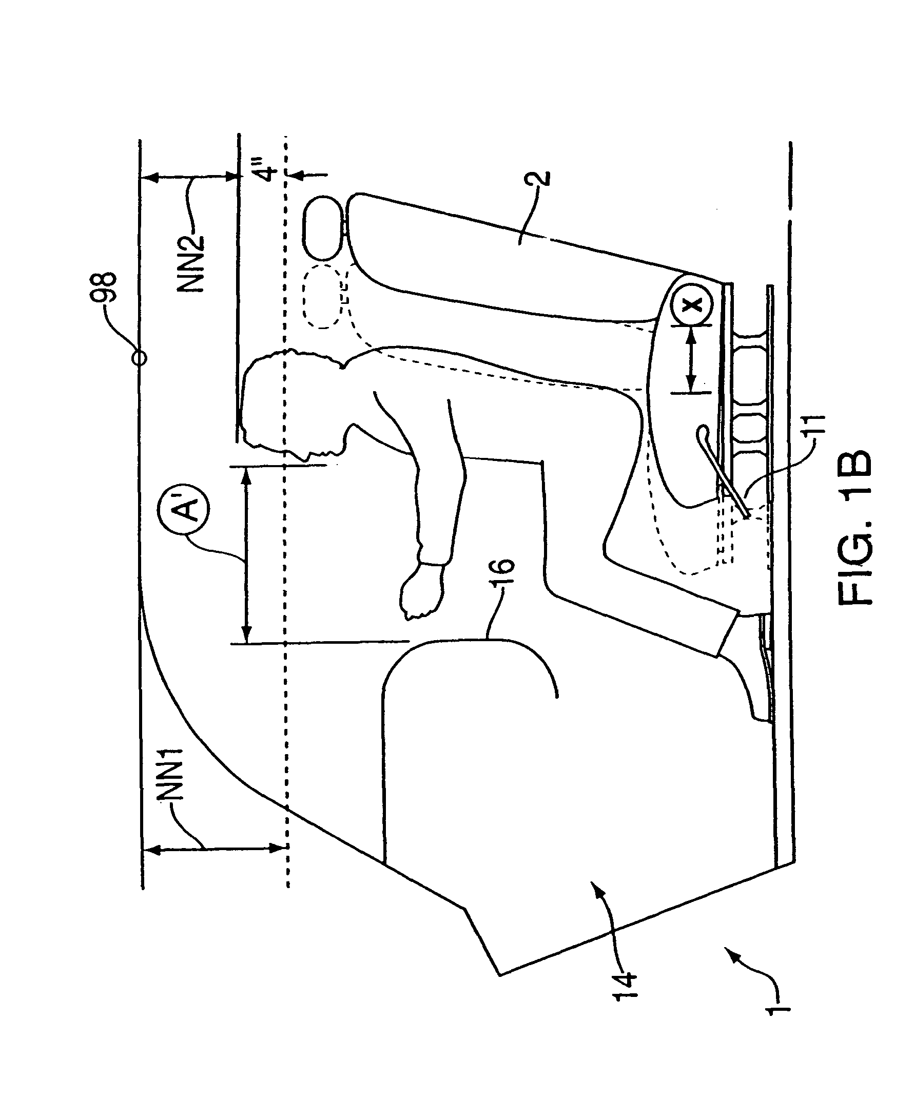 Vehicle air bag minimum distance enforcement apparatus, method and system