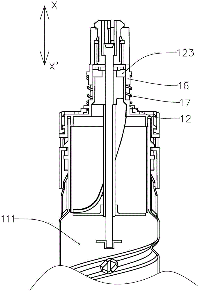 Carbon powder container