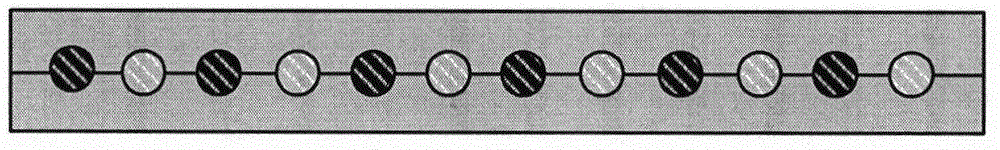 Surface strain detection device based on elastic substrate and filled interdigital capacitor