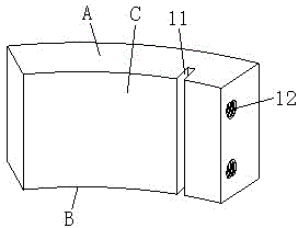 Method for guaranteeing stack mounting precision of straight-slot iron cores of motor and stack mounting die employed in method