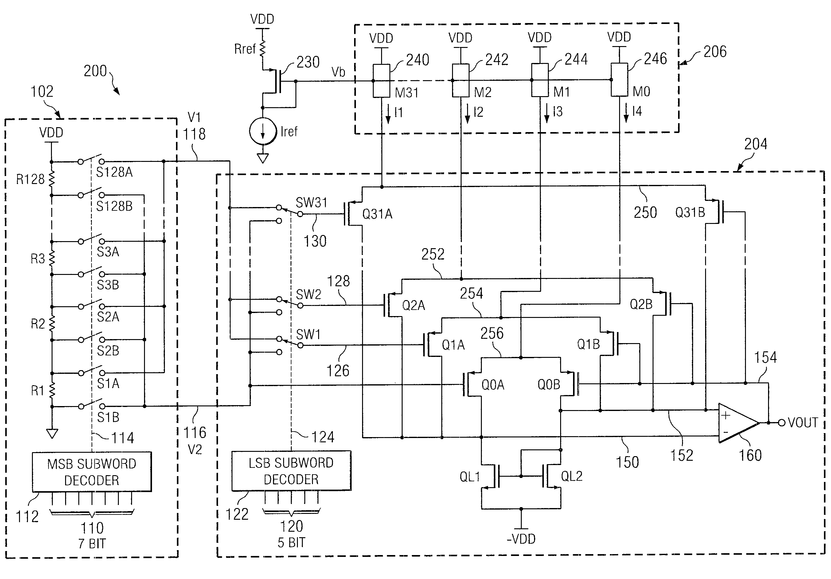 Circuits and methods to minimize nonlinearity errors in interpolating circuits