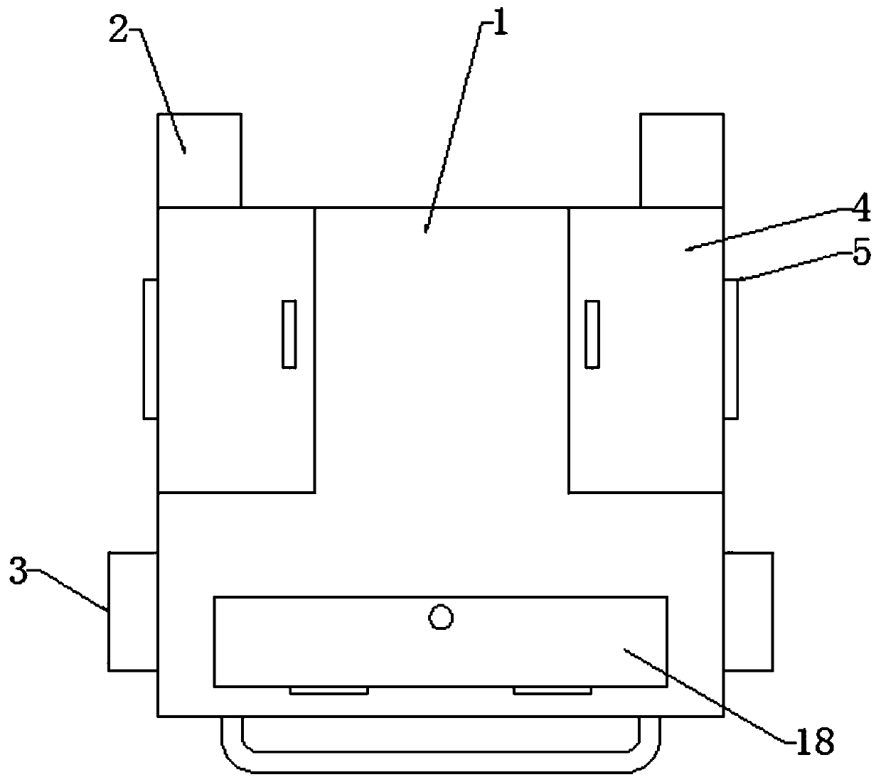 Overhead branch sawing machine for power construction