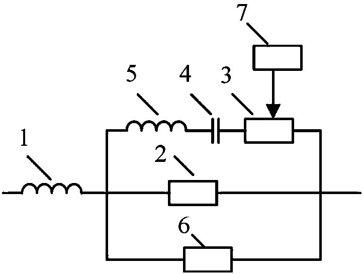 Current converting switch device applicable to flexible direct current transmission direct current circuit breaker