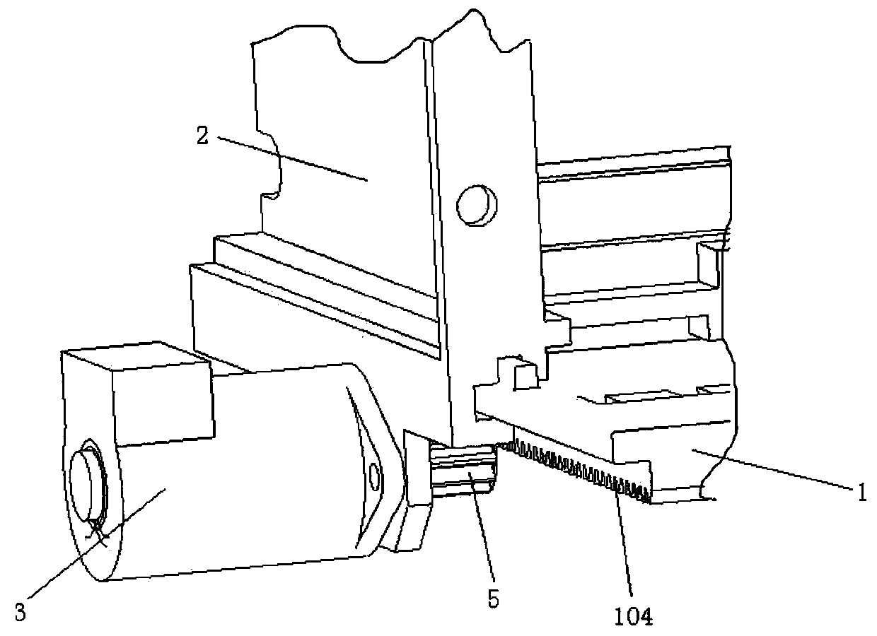 Test strip selecting mechanism