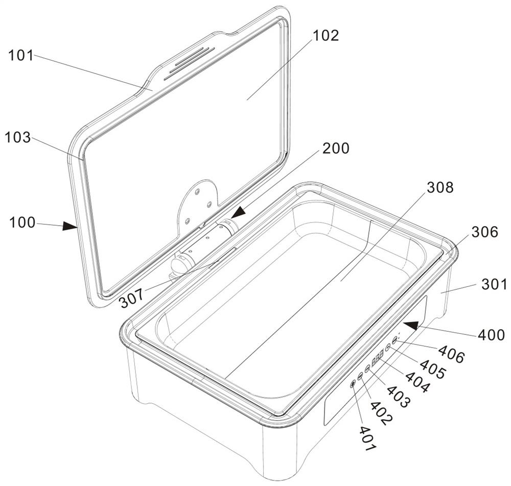 Dry-burning type temperature control buffet stove with dewatering basin