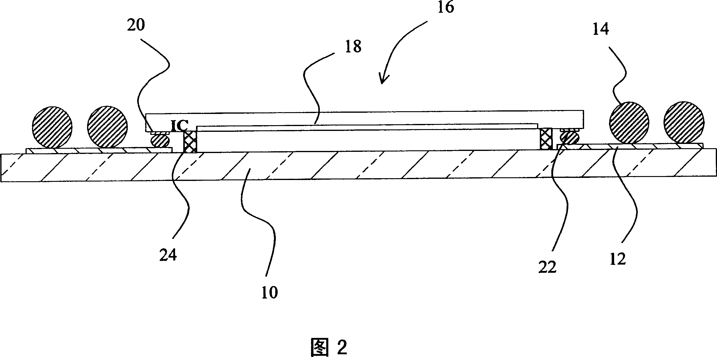 Encapsulation structure of optical sensor with gap wall