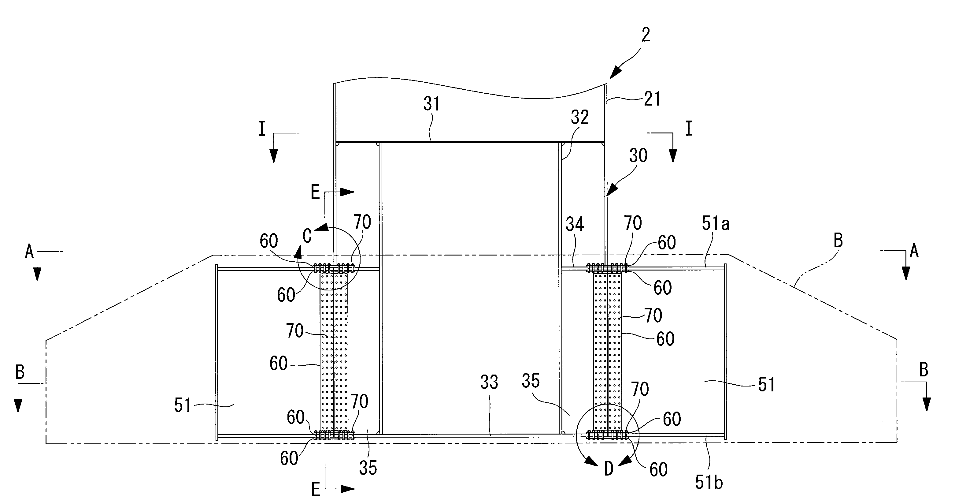 Monopole tower and wind turbine generator having monopole tower