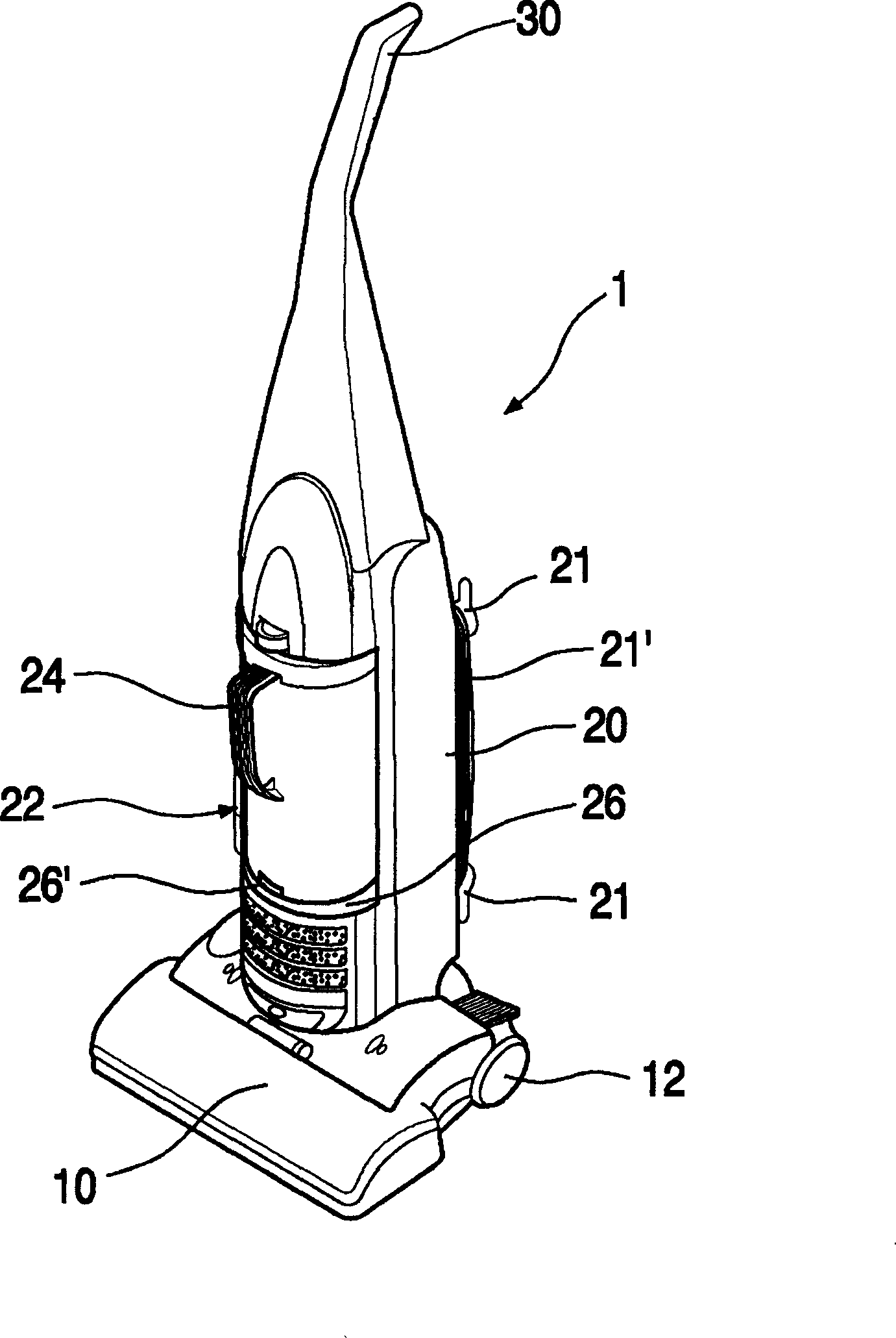 Vacuum cleaner grip