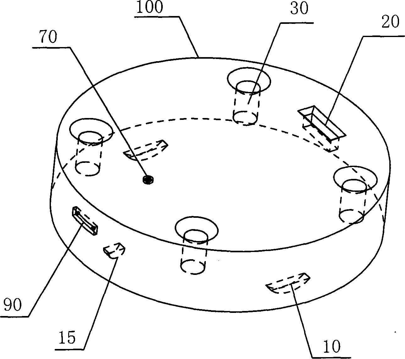 Multifunctional robot system and control method for robot body to search module part