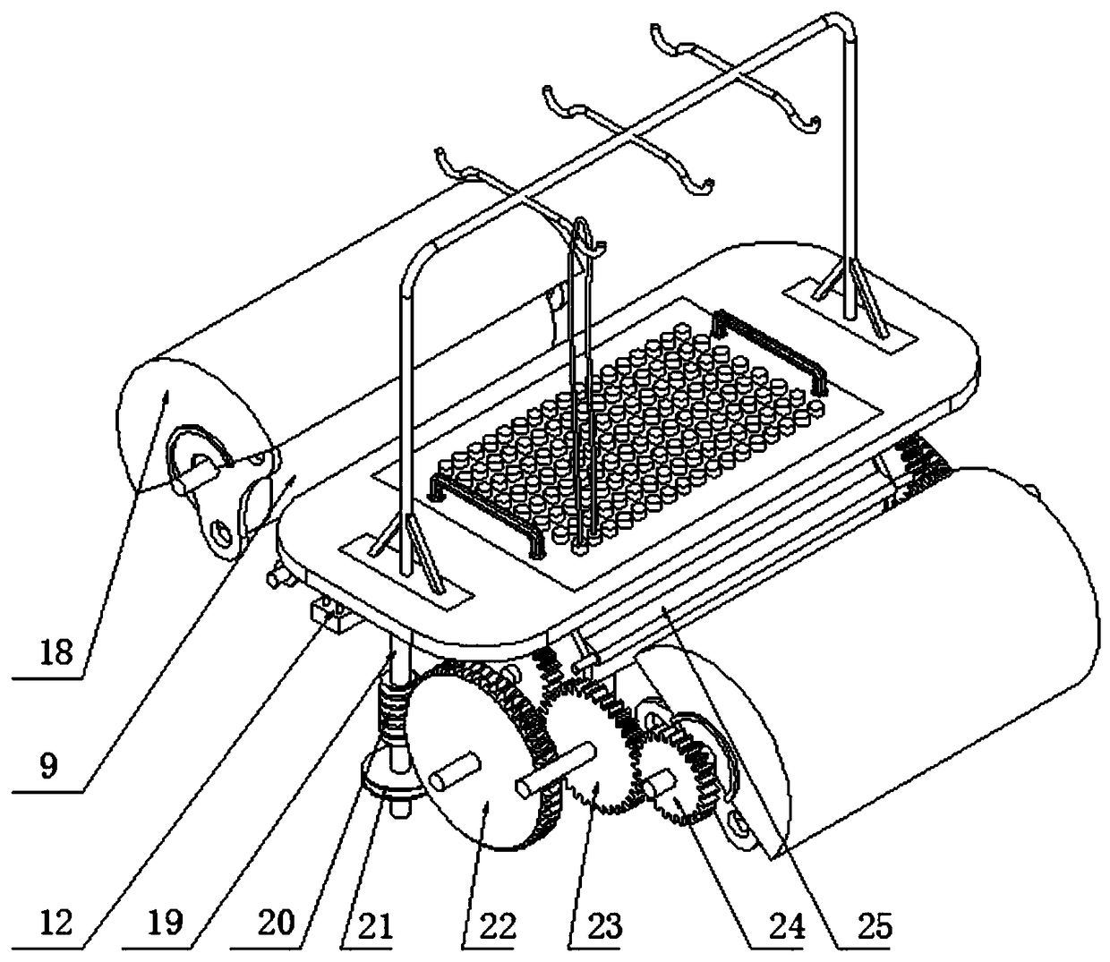 Rolling type efficient optical fiber grinder