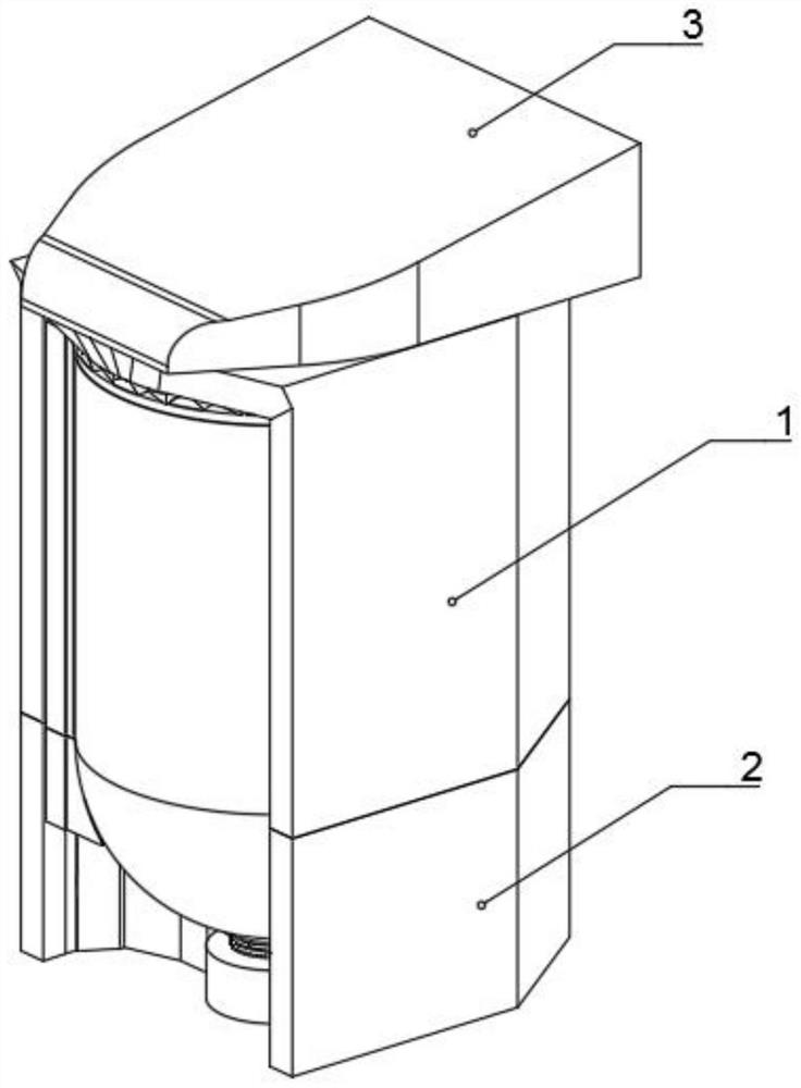 Electronic rearview mirror capable of avoiding influence of severe weather on use of commercial vehicle