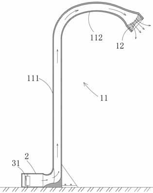 Urban road illumination integrated system and working method thereof