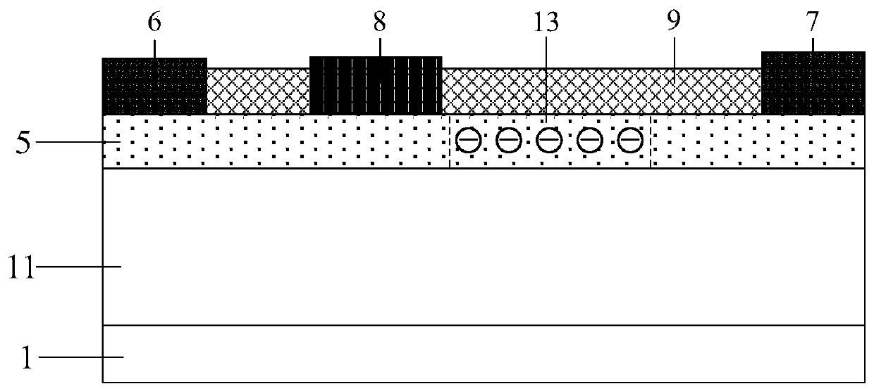 A resurf HEMT device with n-type floating buried layer