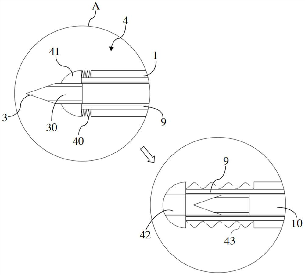 Puncture catheter needle assembly suitable for continuous nerve block