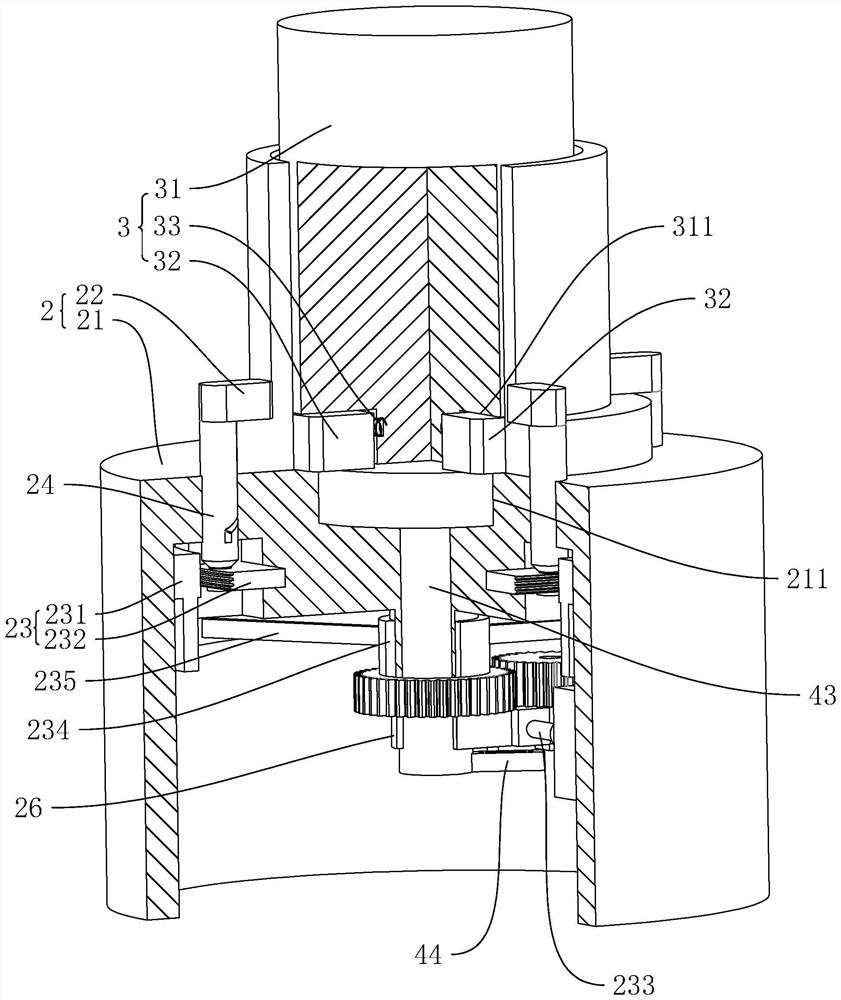 Efficient machining equipment and machining process for high-strength flange