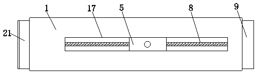 Feces cleaning device for chicken farm