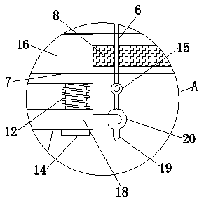 Feces cleaning device for chicken farm