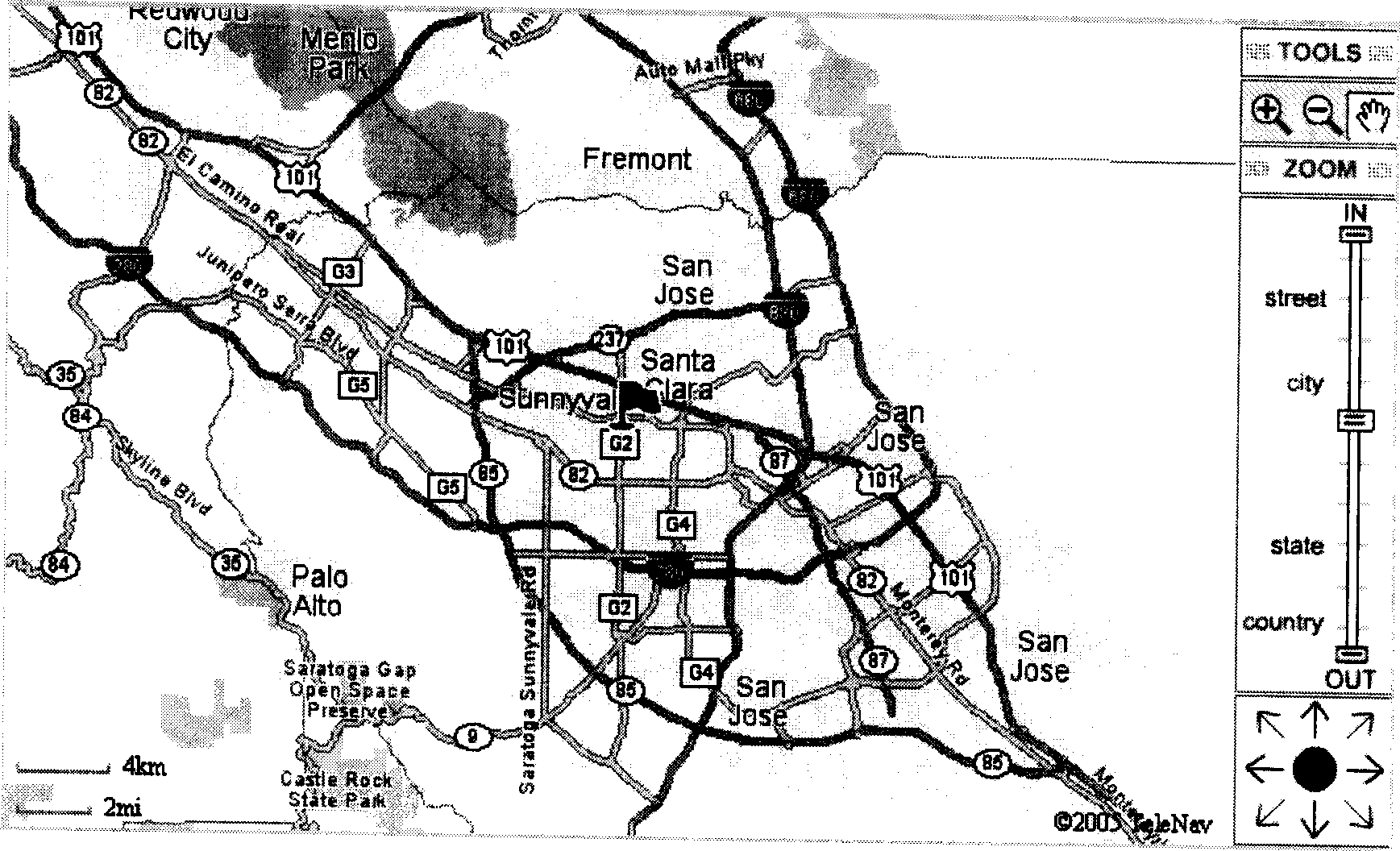 Computer electronic map formation and display method based on Flash technology