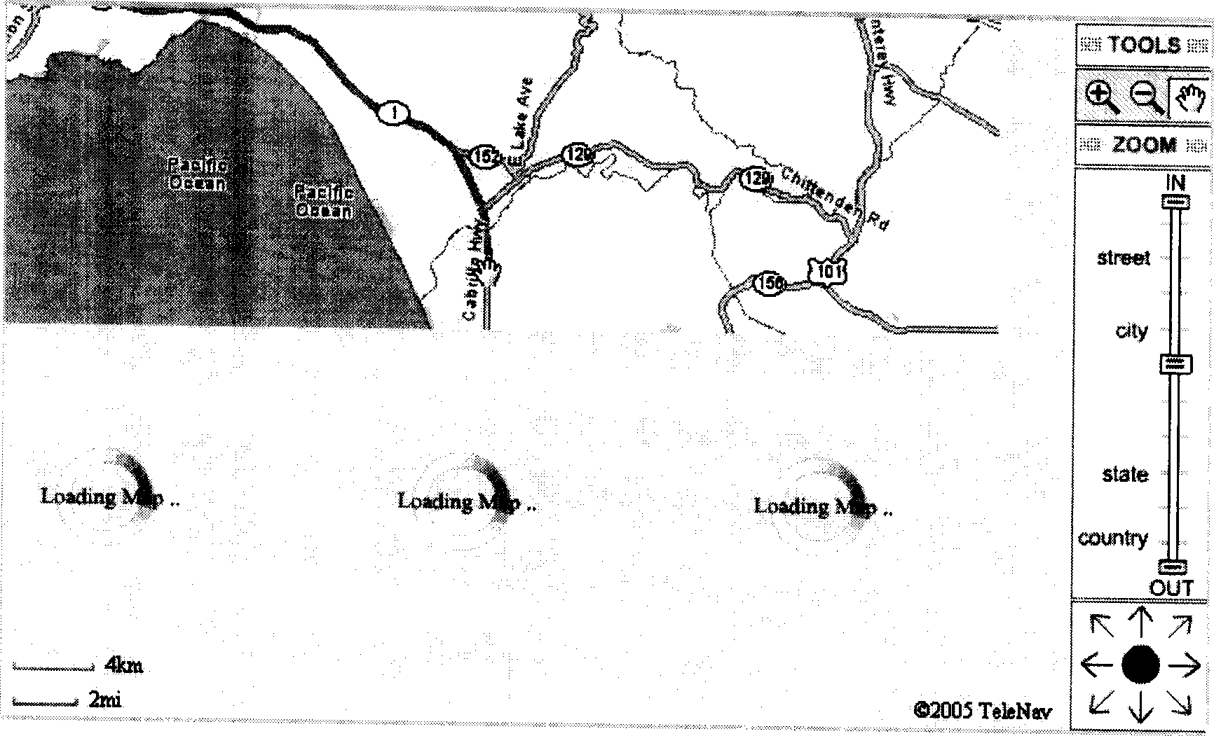 Computer electronic map formation and display method based on Flash technology