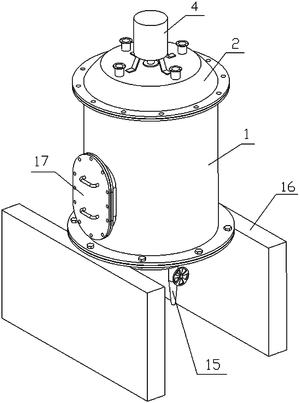 Environment-friendly clay stabilizer for oil well fracturing as well as preparation device and preparation method