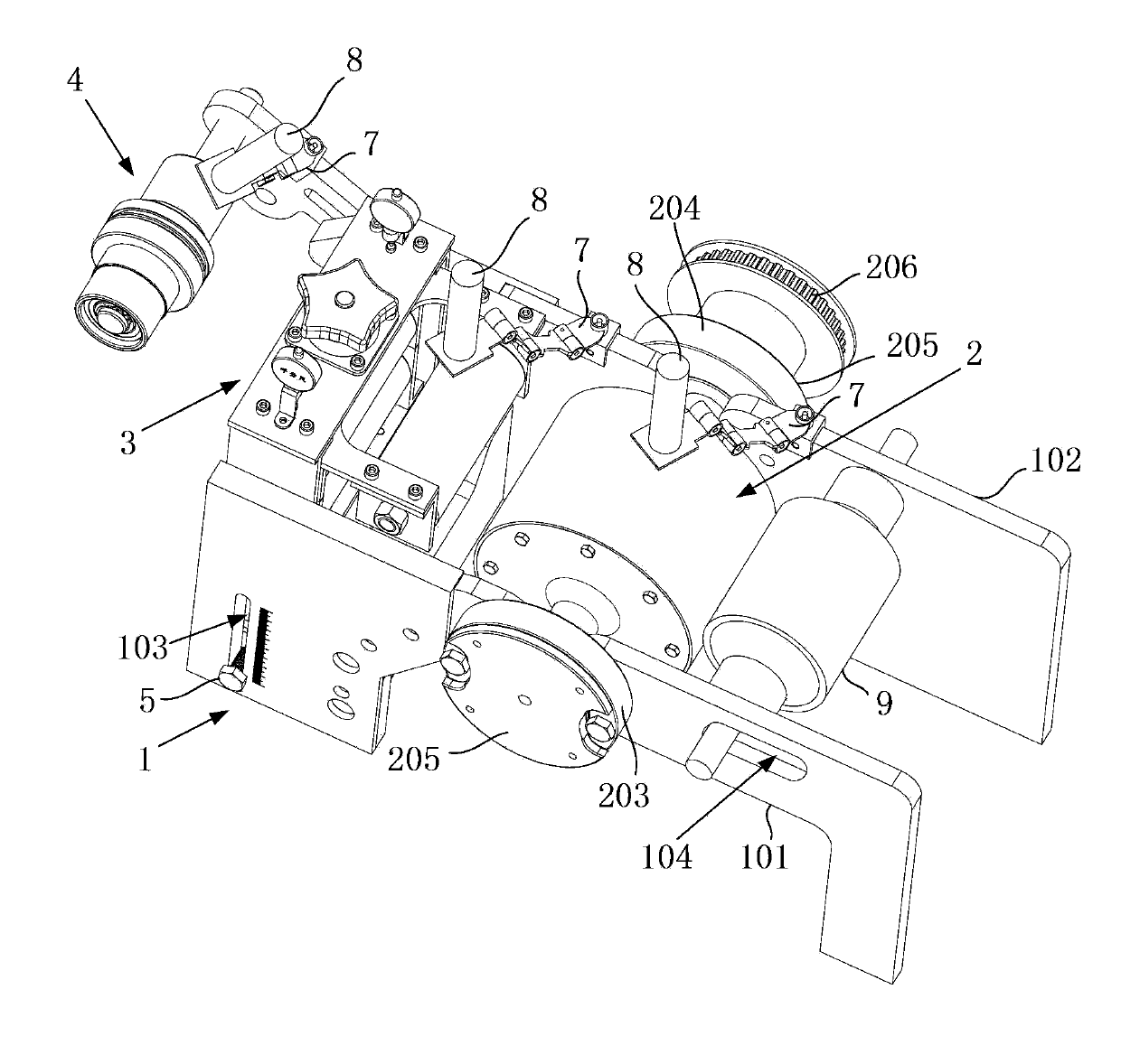 Fiber spreading device