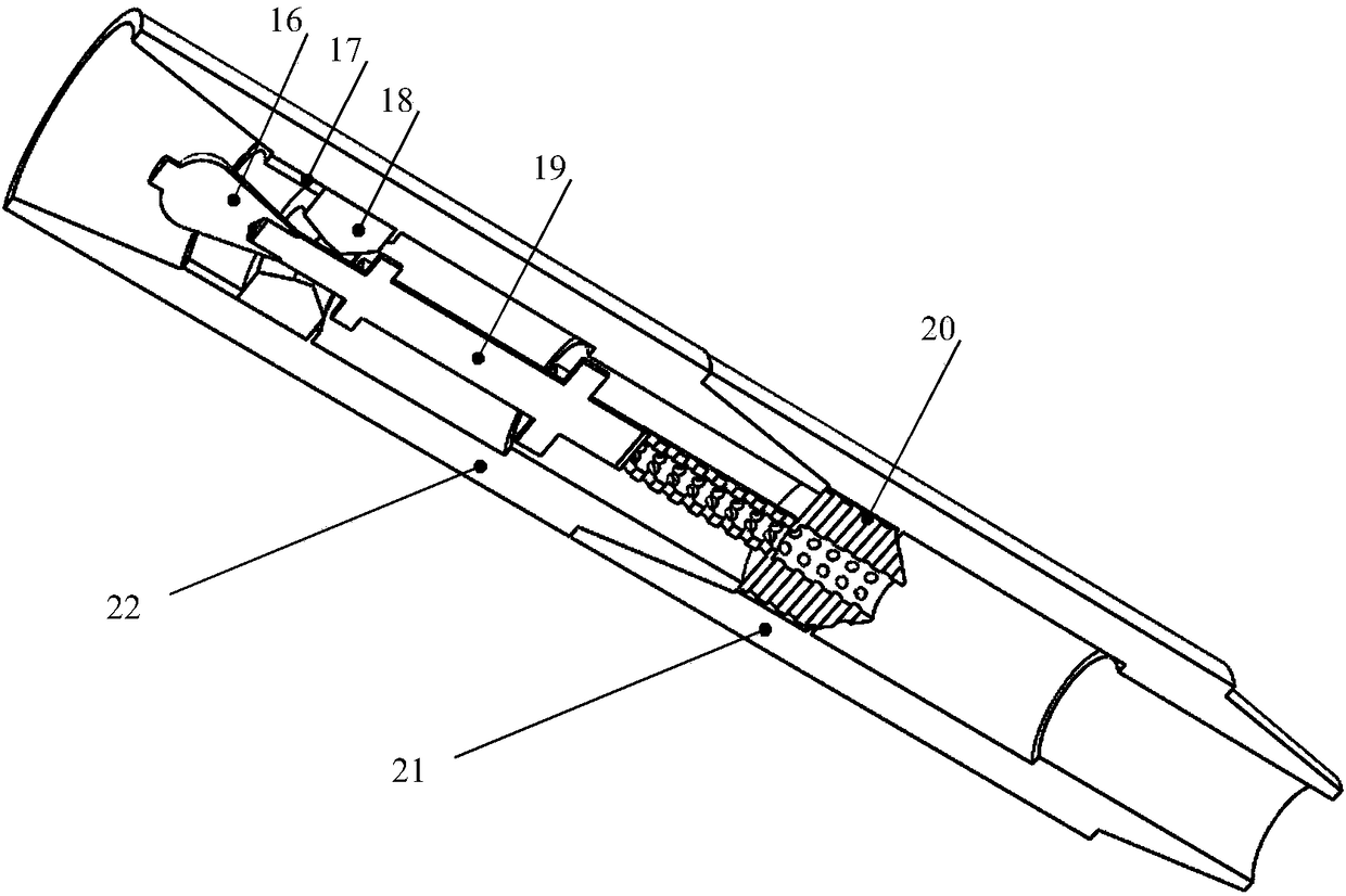 Drilling rod connector with inner spraying and drilling fluid leaking preventing function