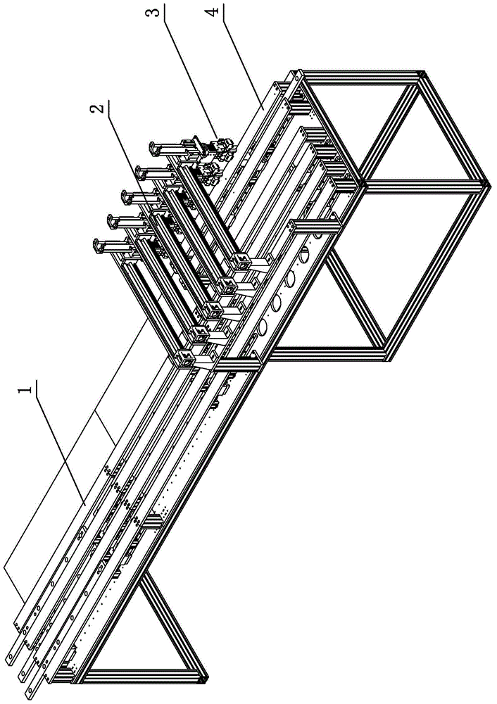 Detection screening mechanism on magnetron production line