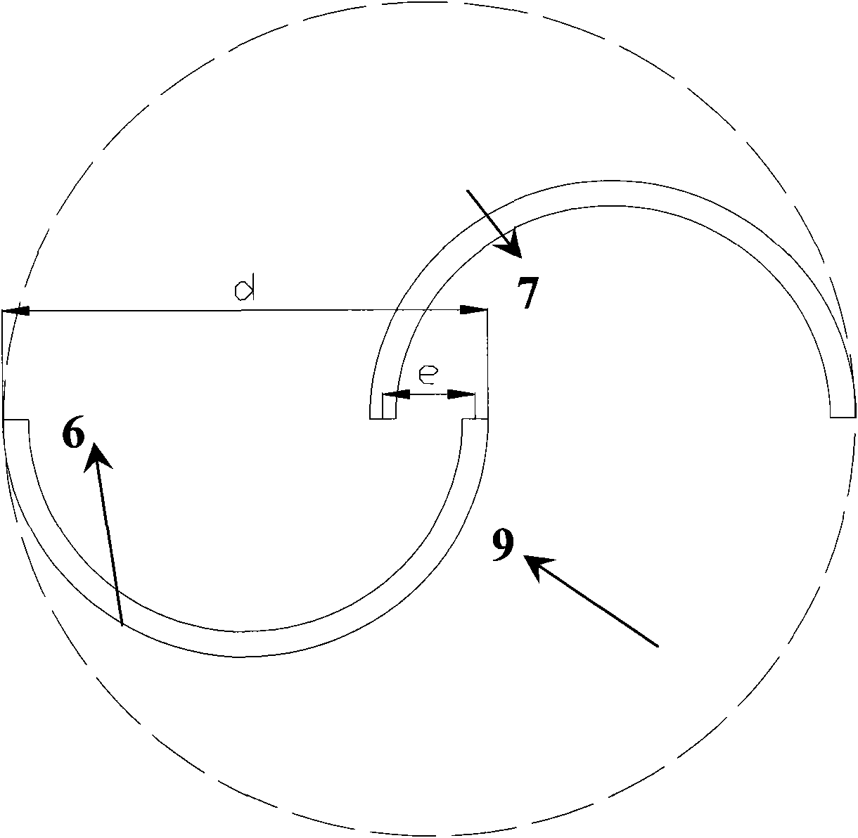 Lift-drag complementary vertical axis wind wheel