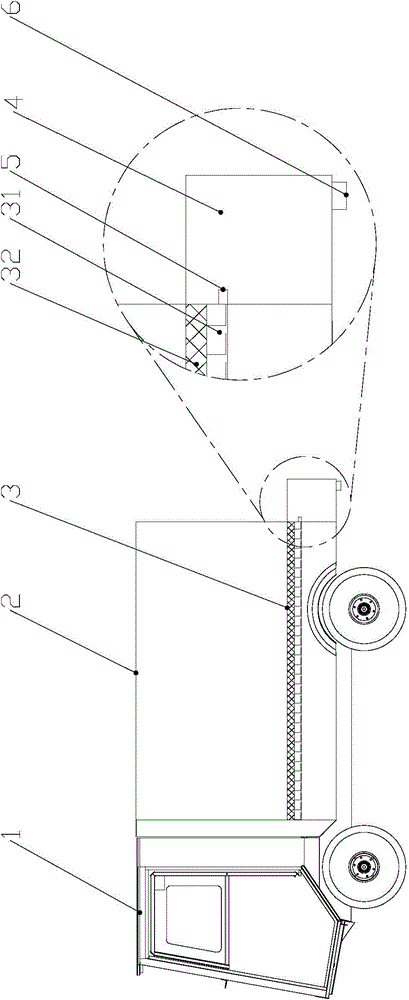 Water collection garbage clearing and transporting truck