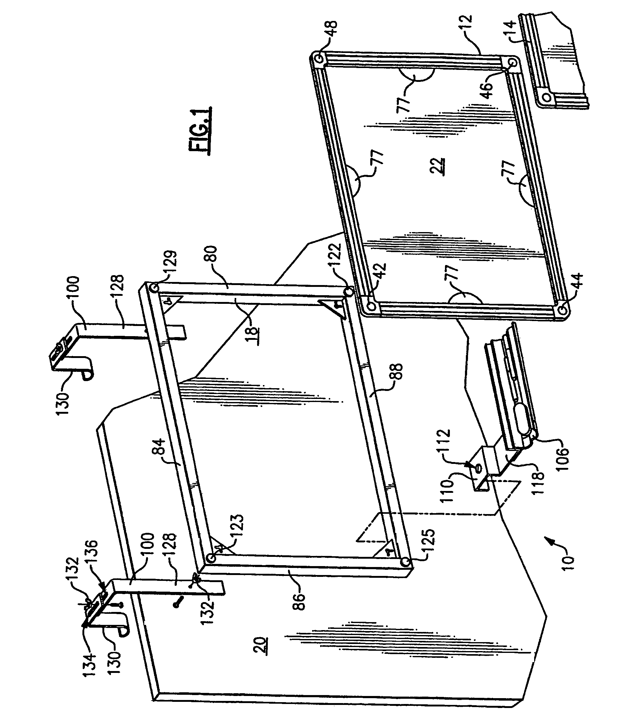 White board and white board display system