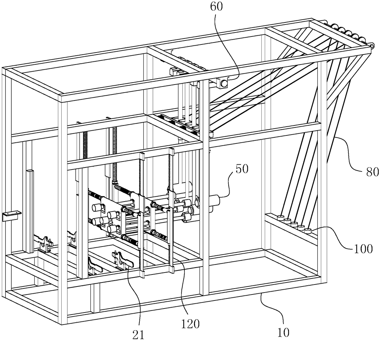 Structure model impact loading device