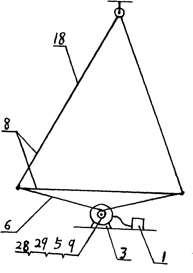 Electric suspended swinging body device