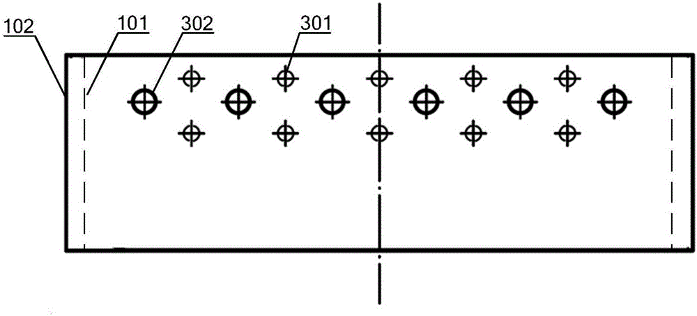 Crystallizer for casting and cavity water distribution device thereof