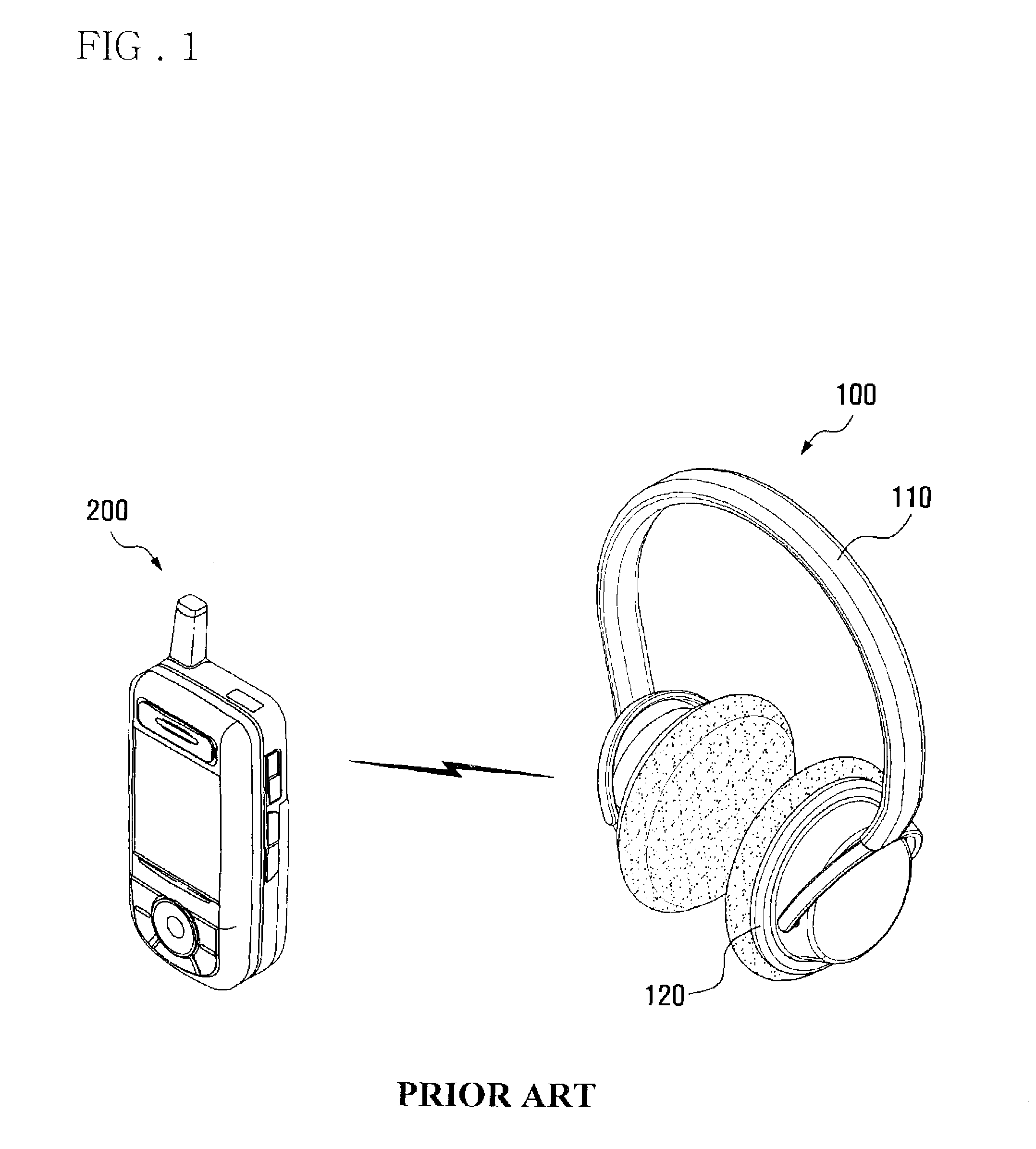 Headset capable of being used as external speaker and method of adjusting an output thereof