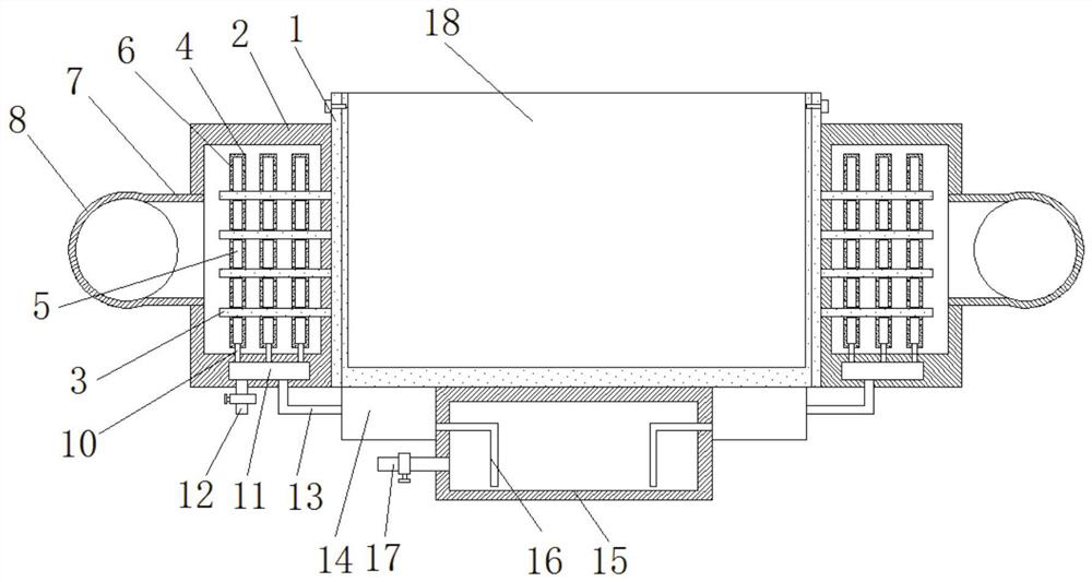 Lithium battery connection heat dissipation guide sheet