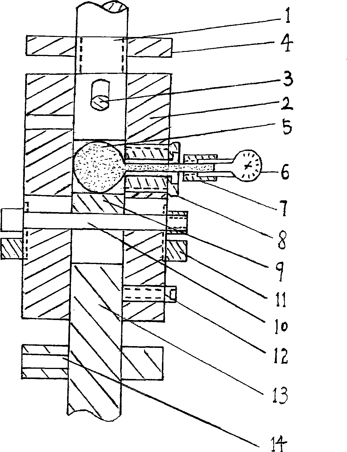 External fixation rack elasticity device