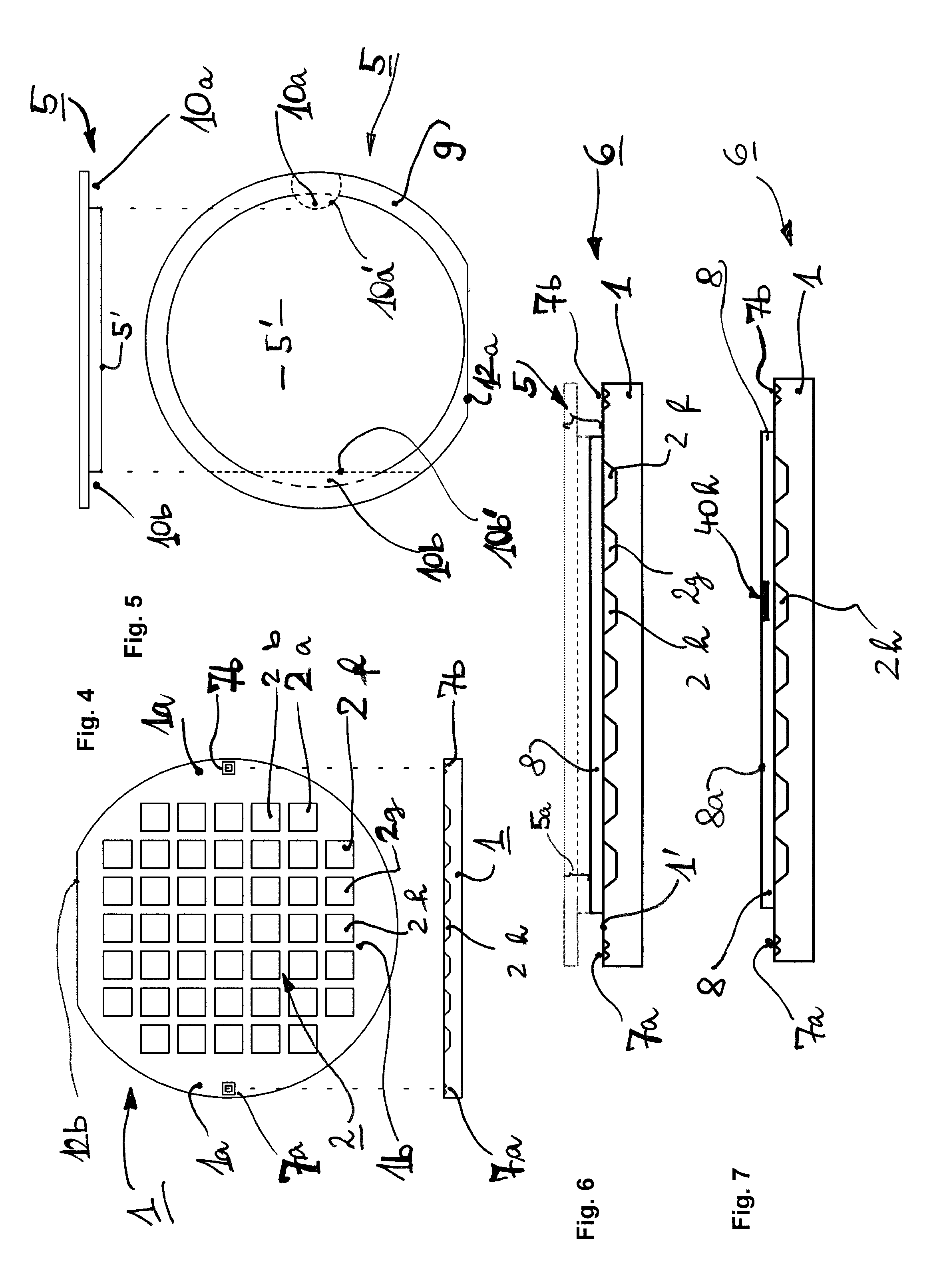 Orientation of an electronic CMOS structure with respect to a buried structure in the case of a bonded and thinned-back stack of semiconductor wafers