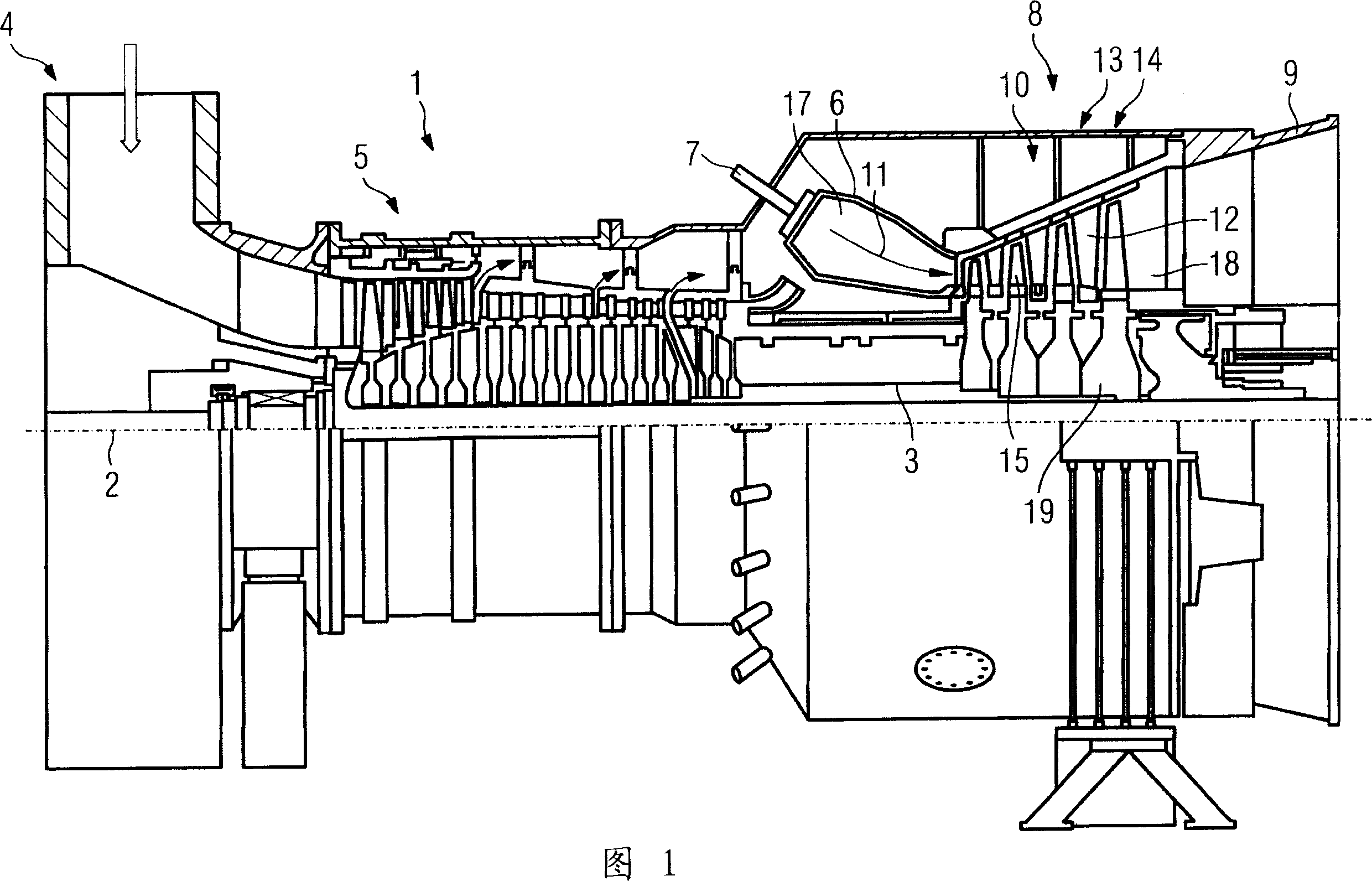 Hollow turbine blade