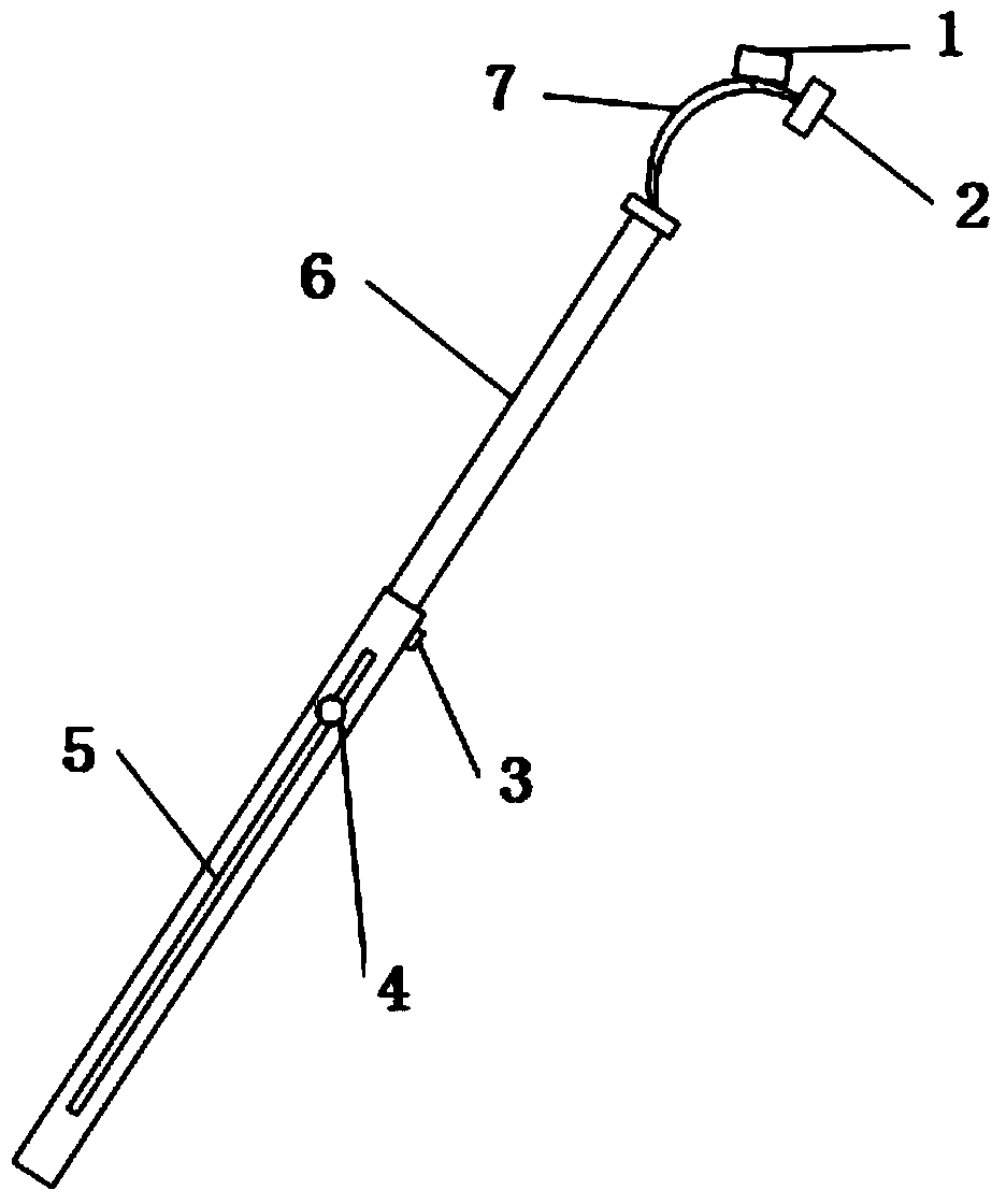 Portable Ultrasound Probe Auxiliary Pole