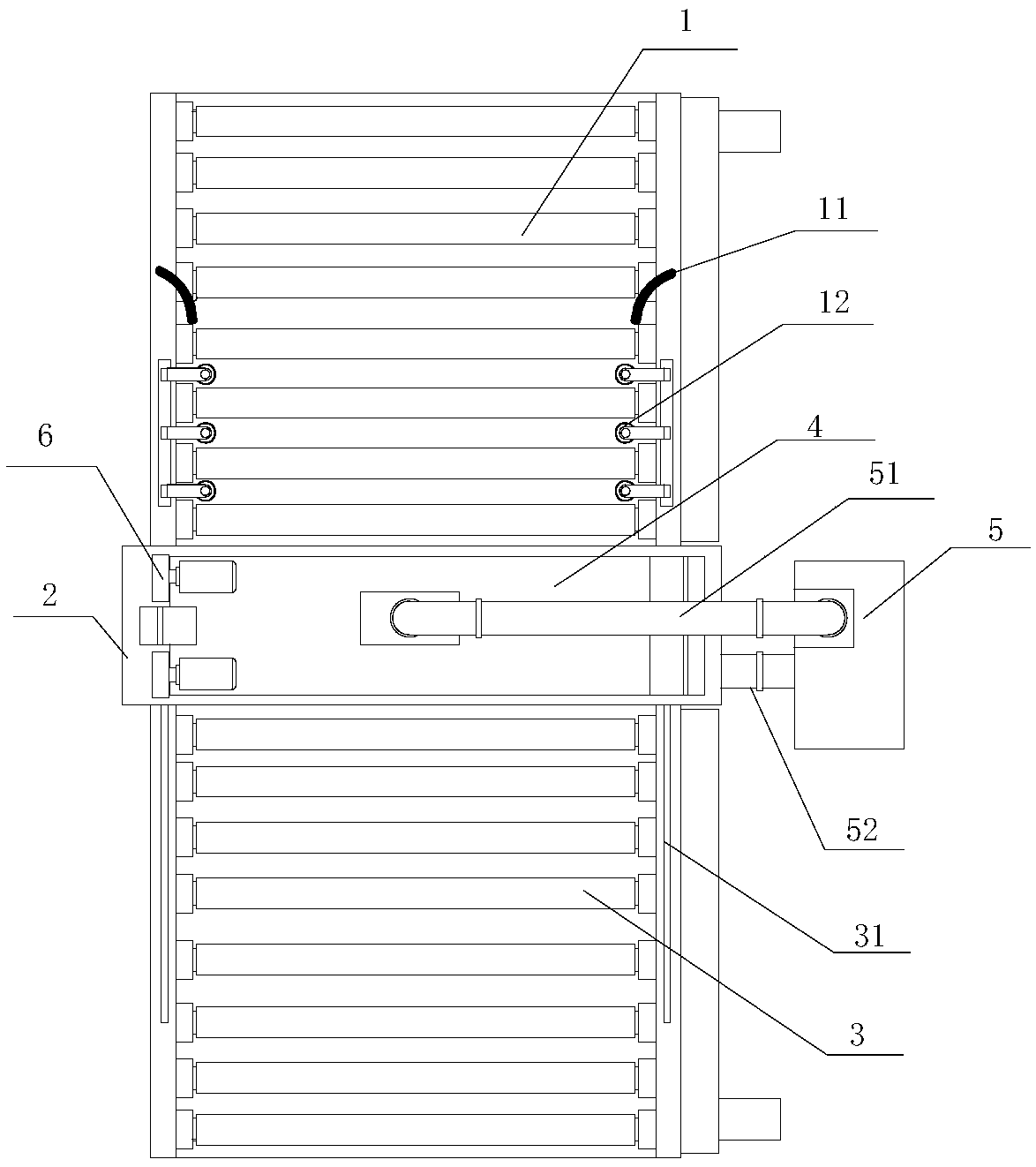 Board material cutting device