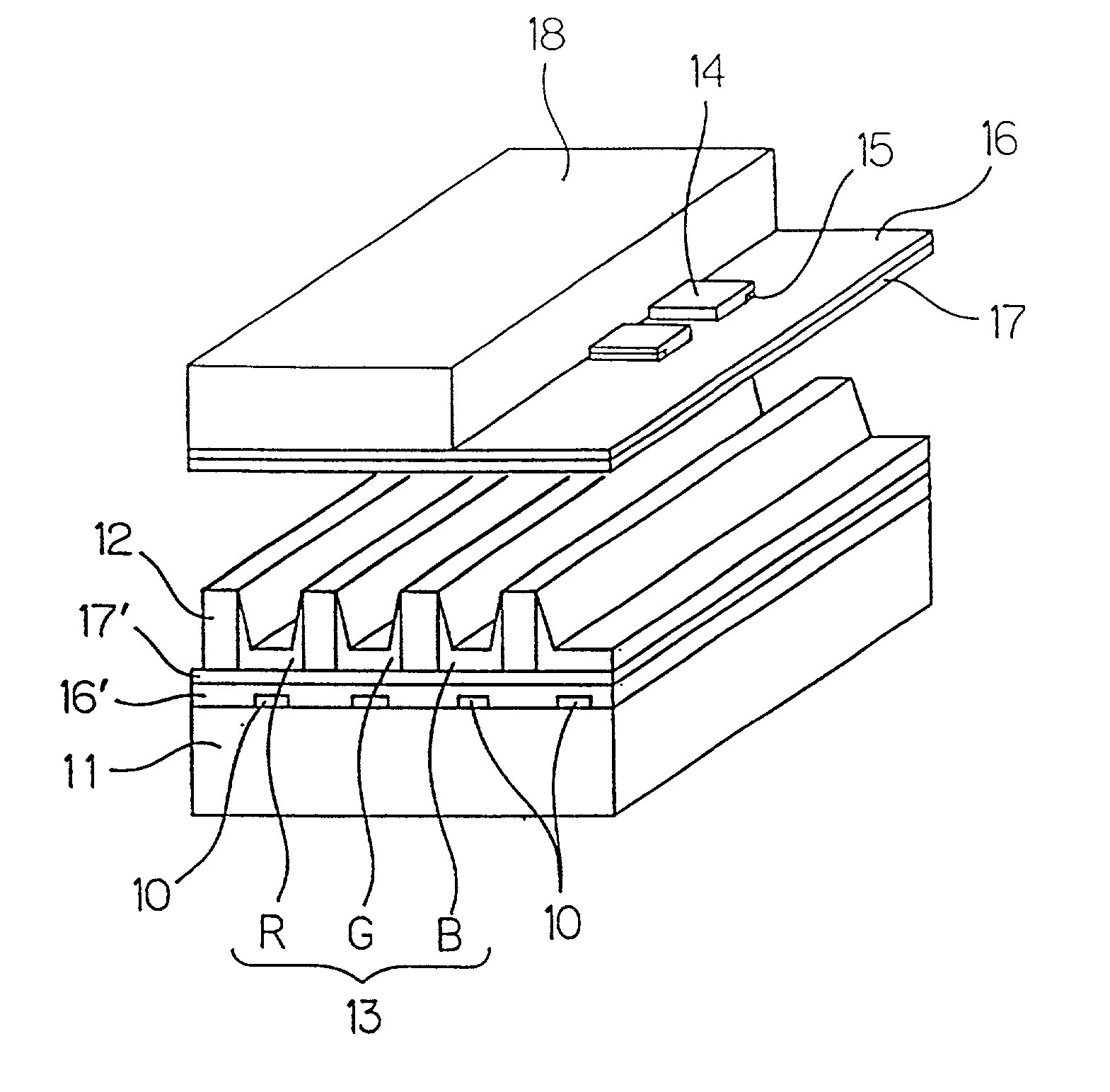 Electrode substrate of plasma display panel and method for making the same