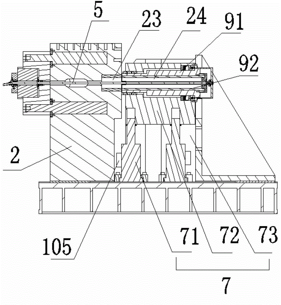 Test bed for testing shear load of anchor rod and test method of test bed