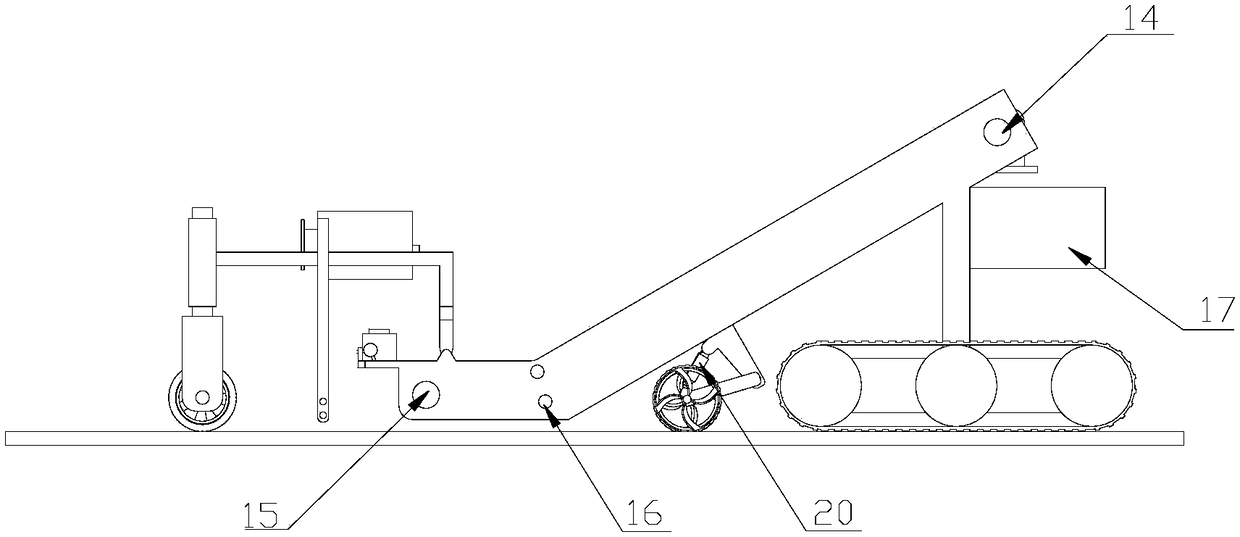 Self-propelled leaf vegetable harvester suitable for ridging type planting and harvesting method