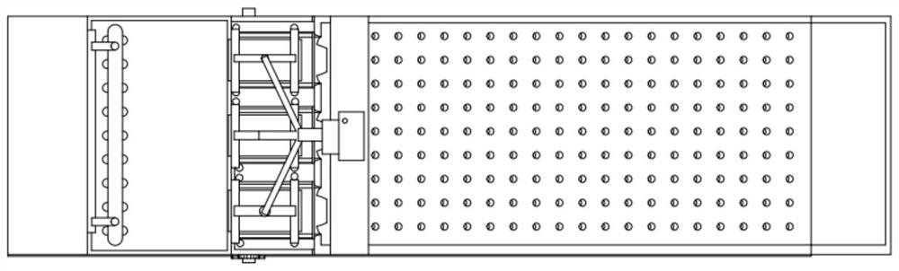 Agricultural peanut turnover, cleaning and beating-off device