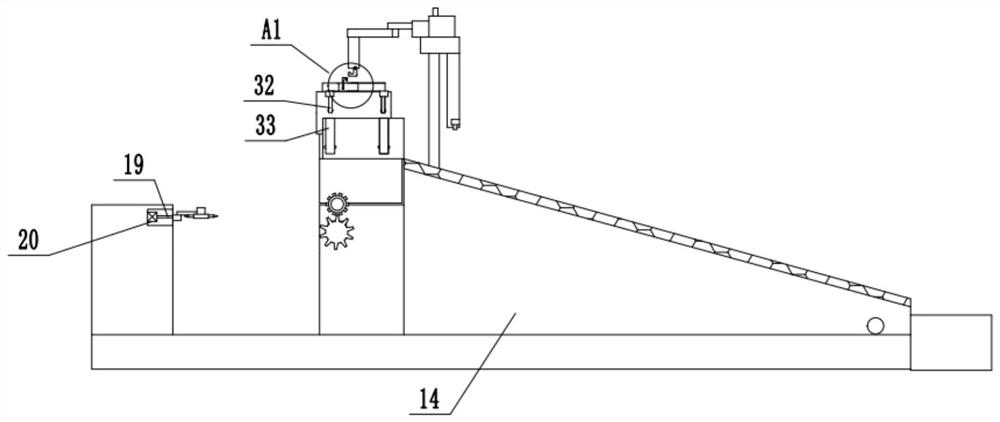 Agricultural peanut turnover, cleaning and beating-off device