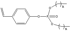 Phosphate flame retardant containing styrene structure and synthesis method of phosphate flame retardant