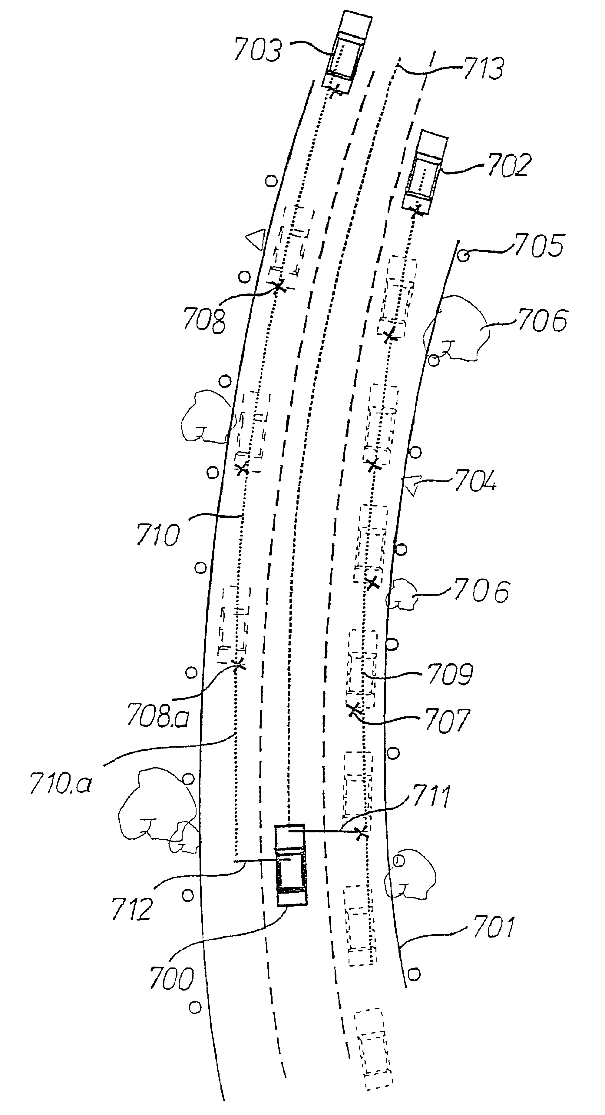 Method and device for determining a future travel-path area of a vehicle