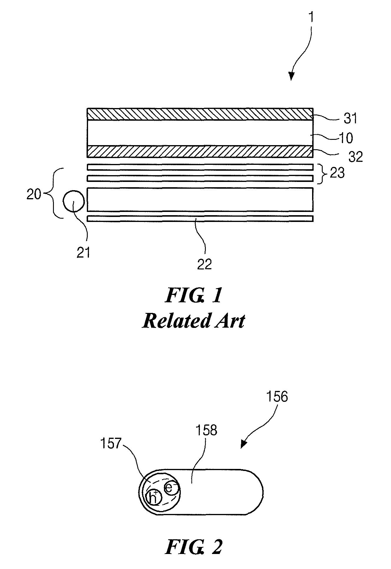 Quantum rod light-emitting display device